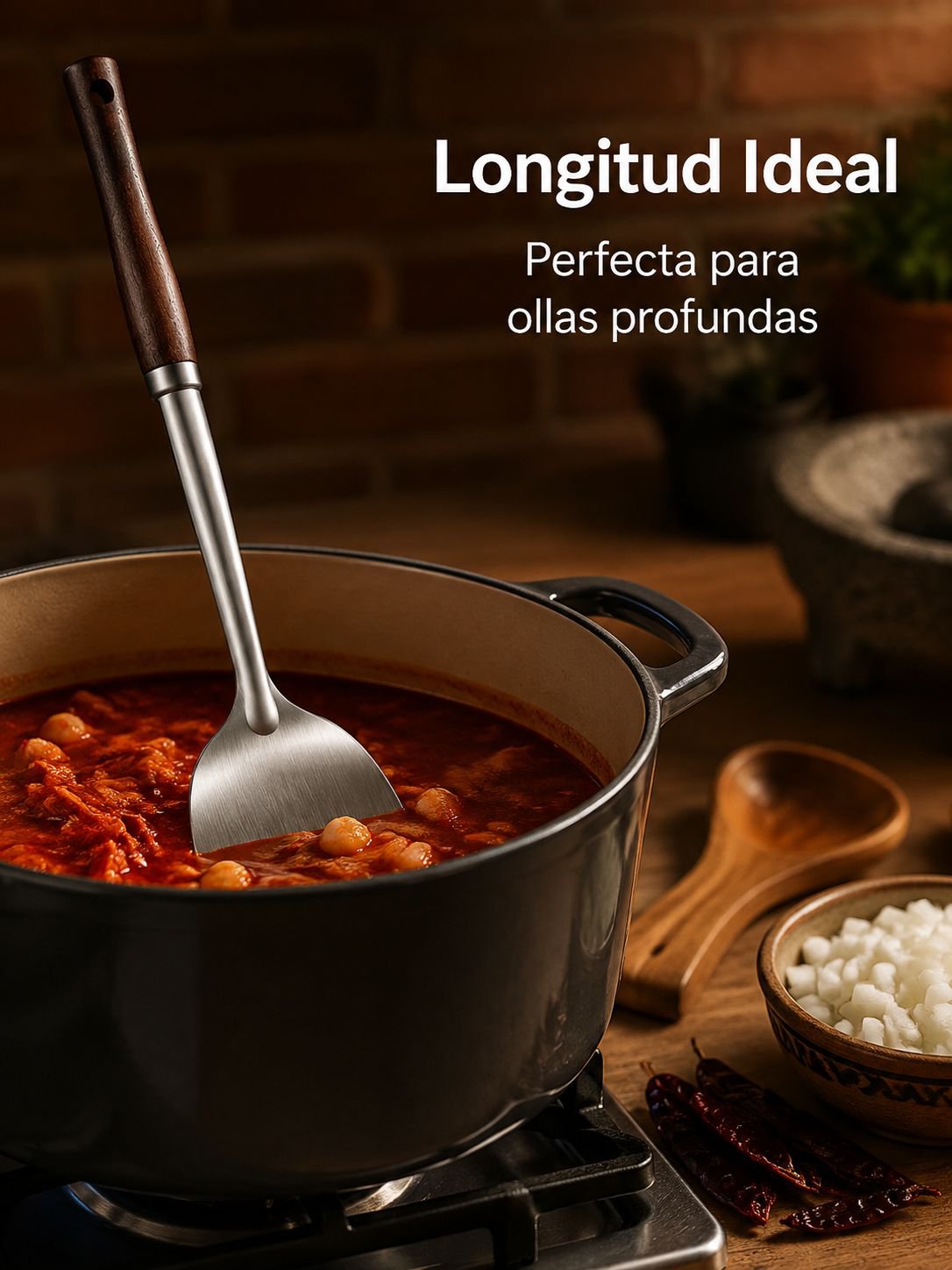 Espátula fácil de limpiar para chefs