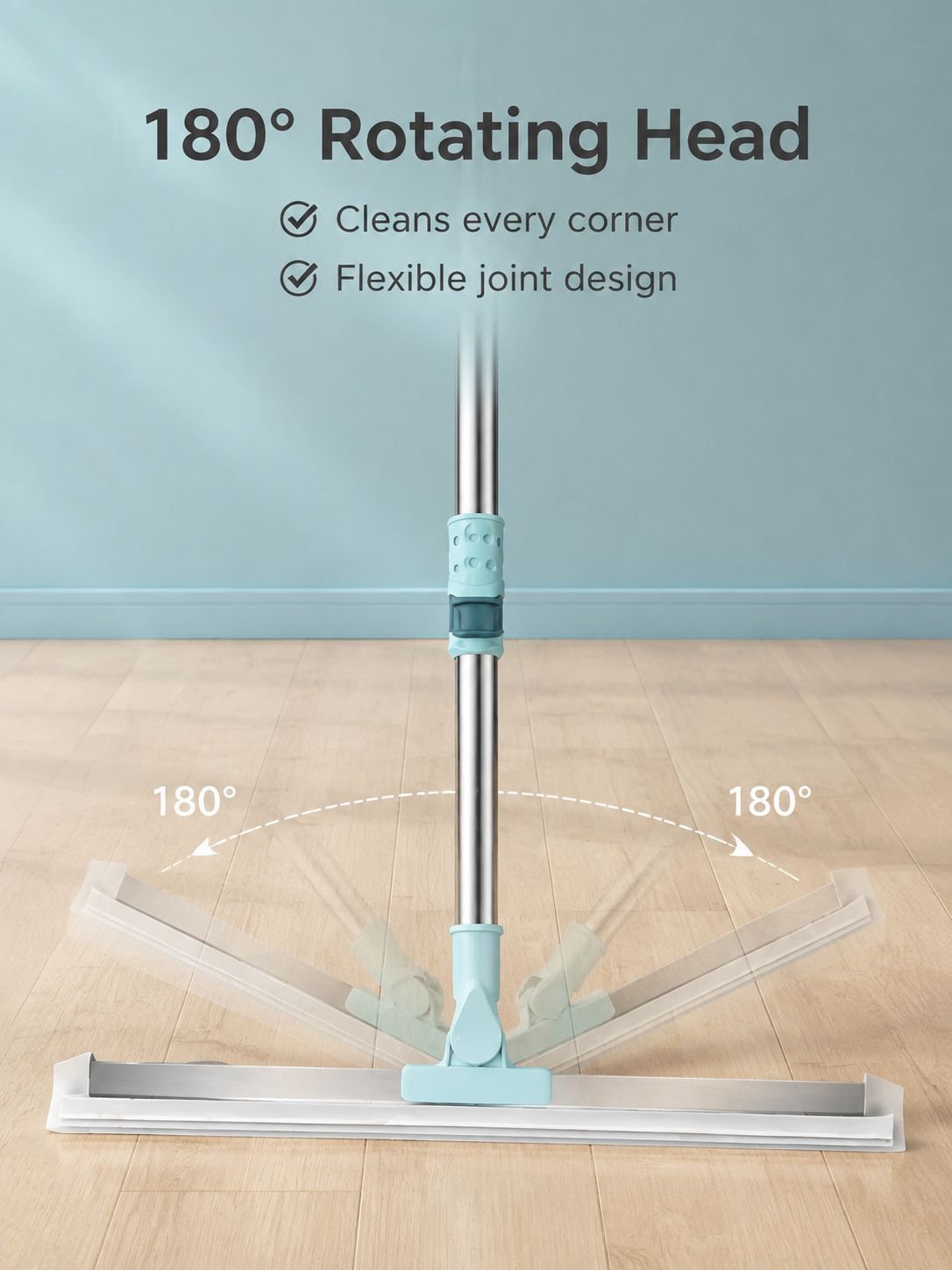 Sweeper removing pet hair from floor