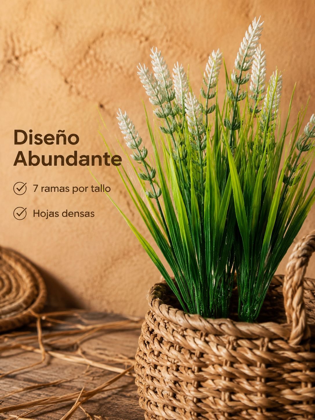 Decoración simulada de estilo pastoral