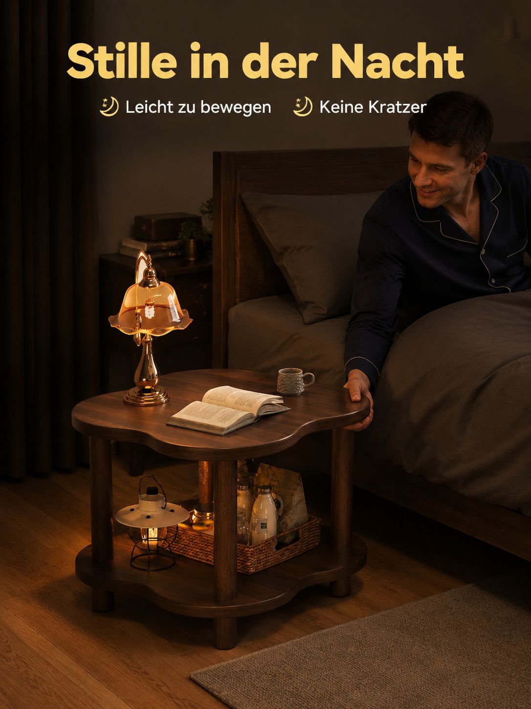 Minimalistischer Couchtisch für kleine Räume