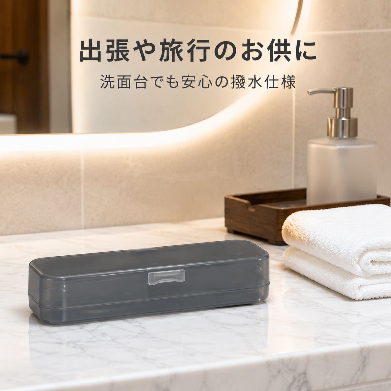 携帯用シェーバー収納ボックス