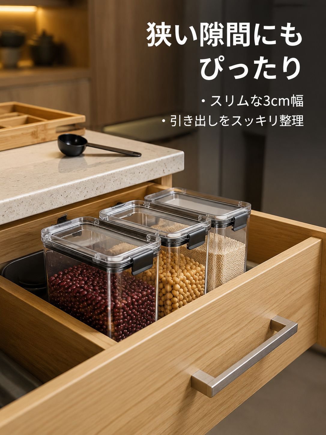 透明な保存容器