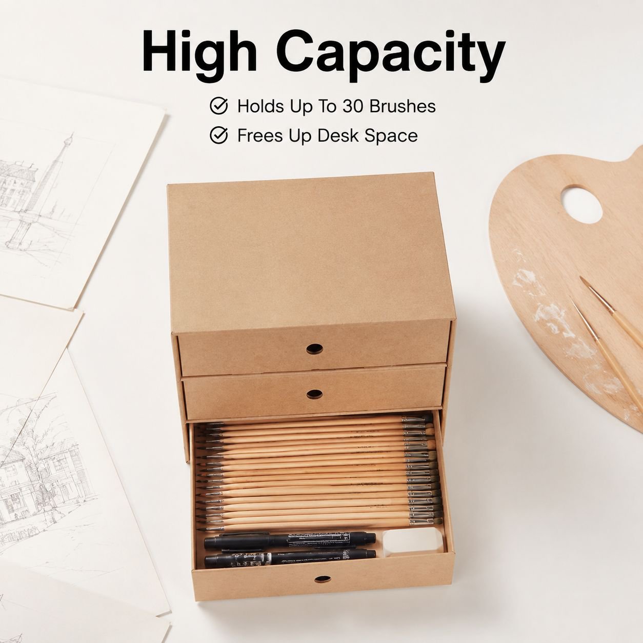 Multifunctional Desk Organizer Box