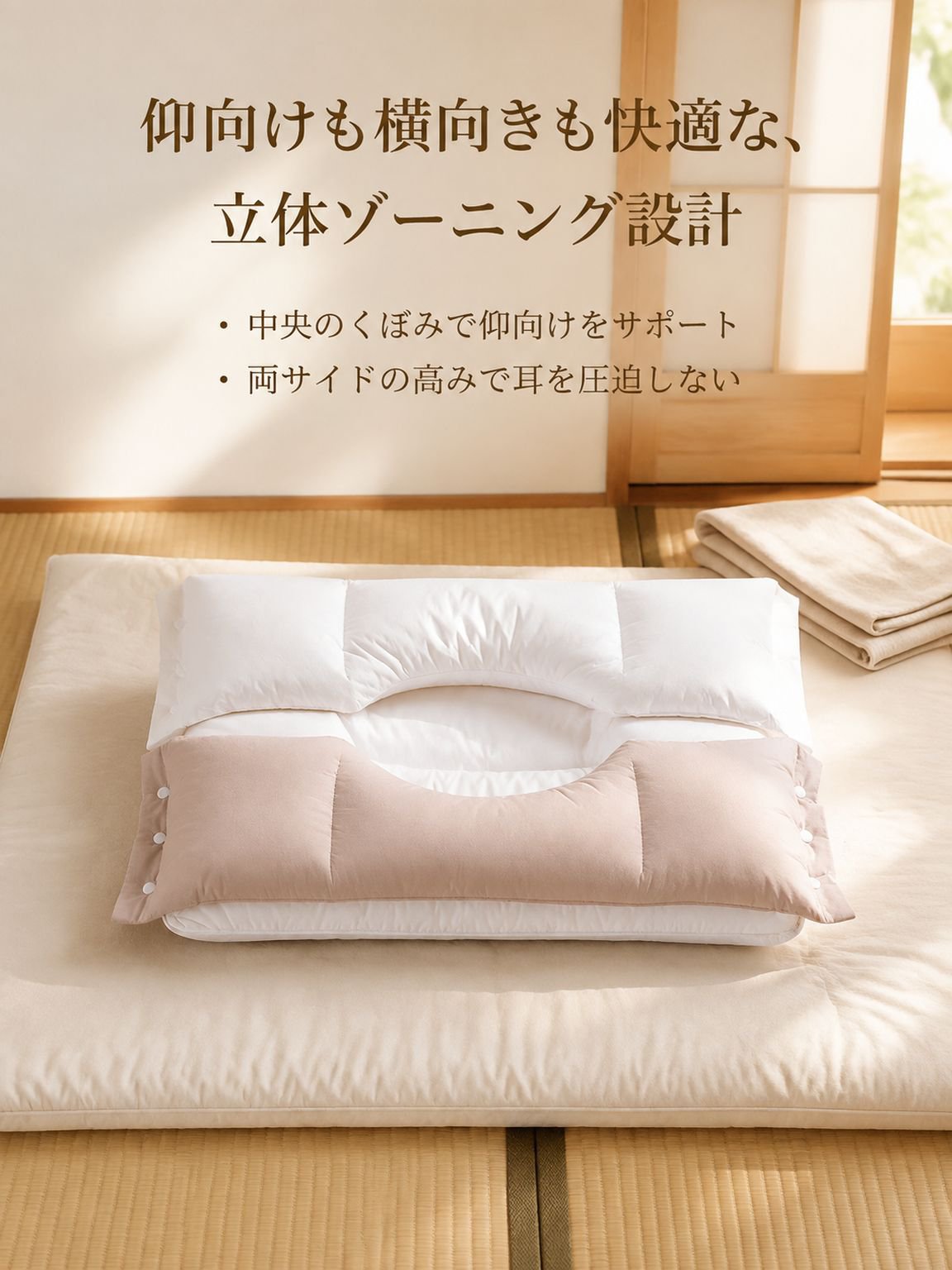 ３in１頚椎サポート枕