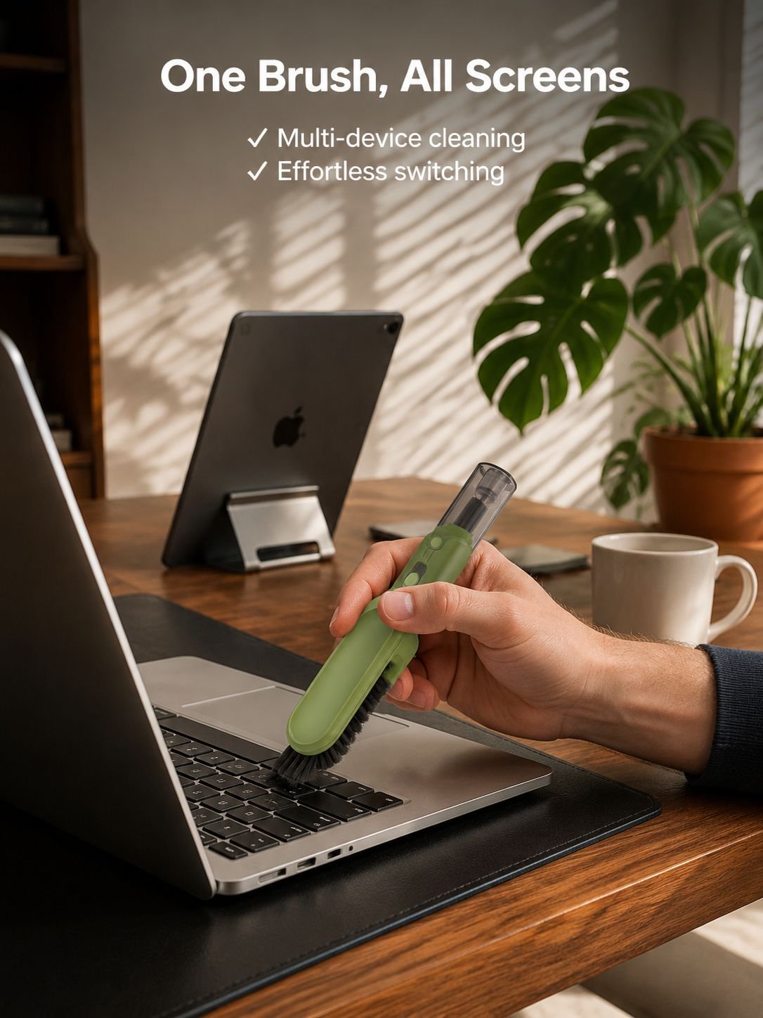 Multi functional tool cleaning brush