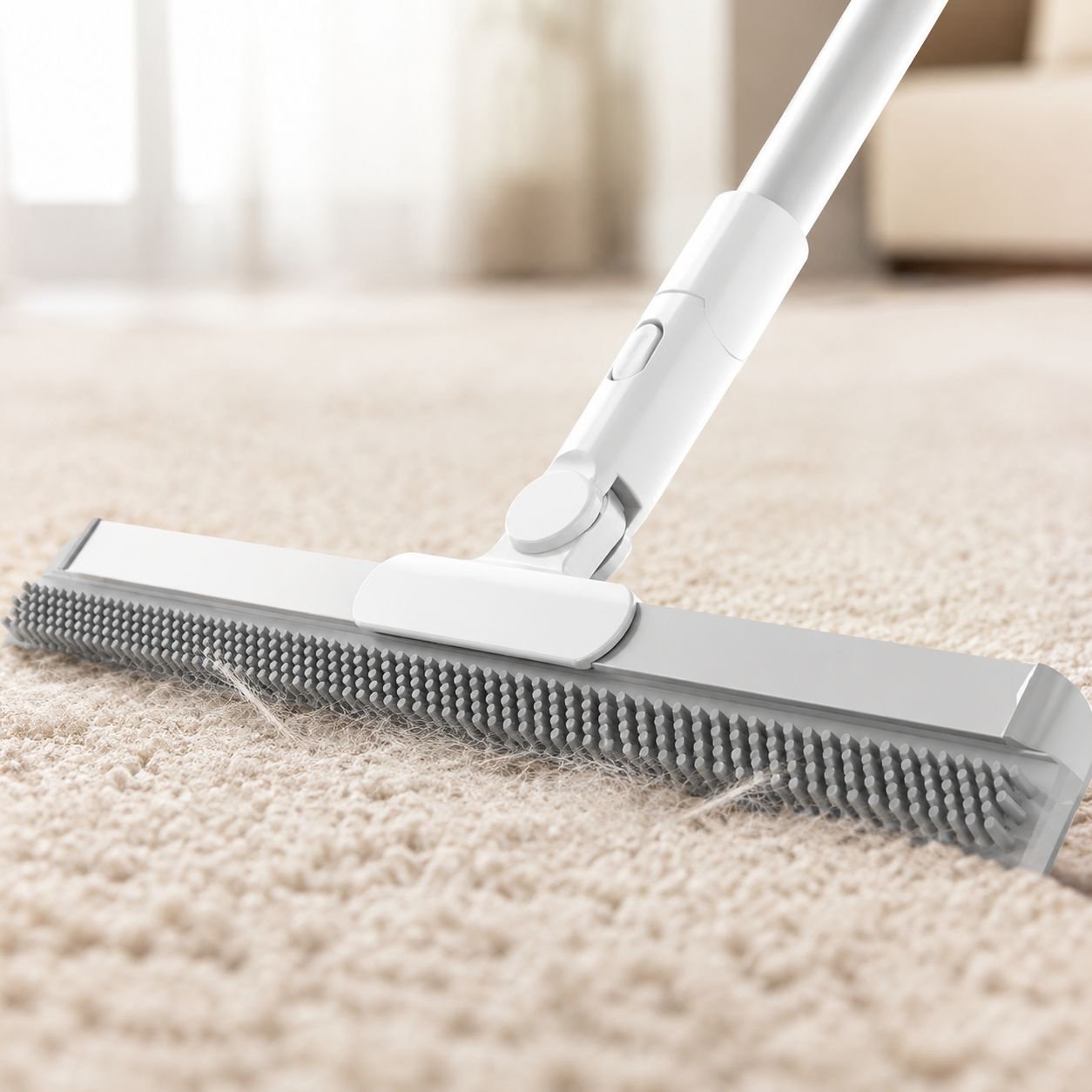 Besen mit innovativem Design und flexiblen Borsten