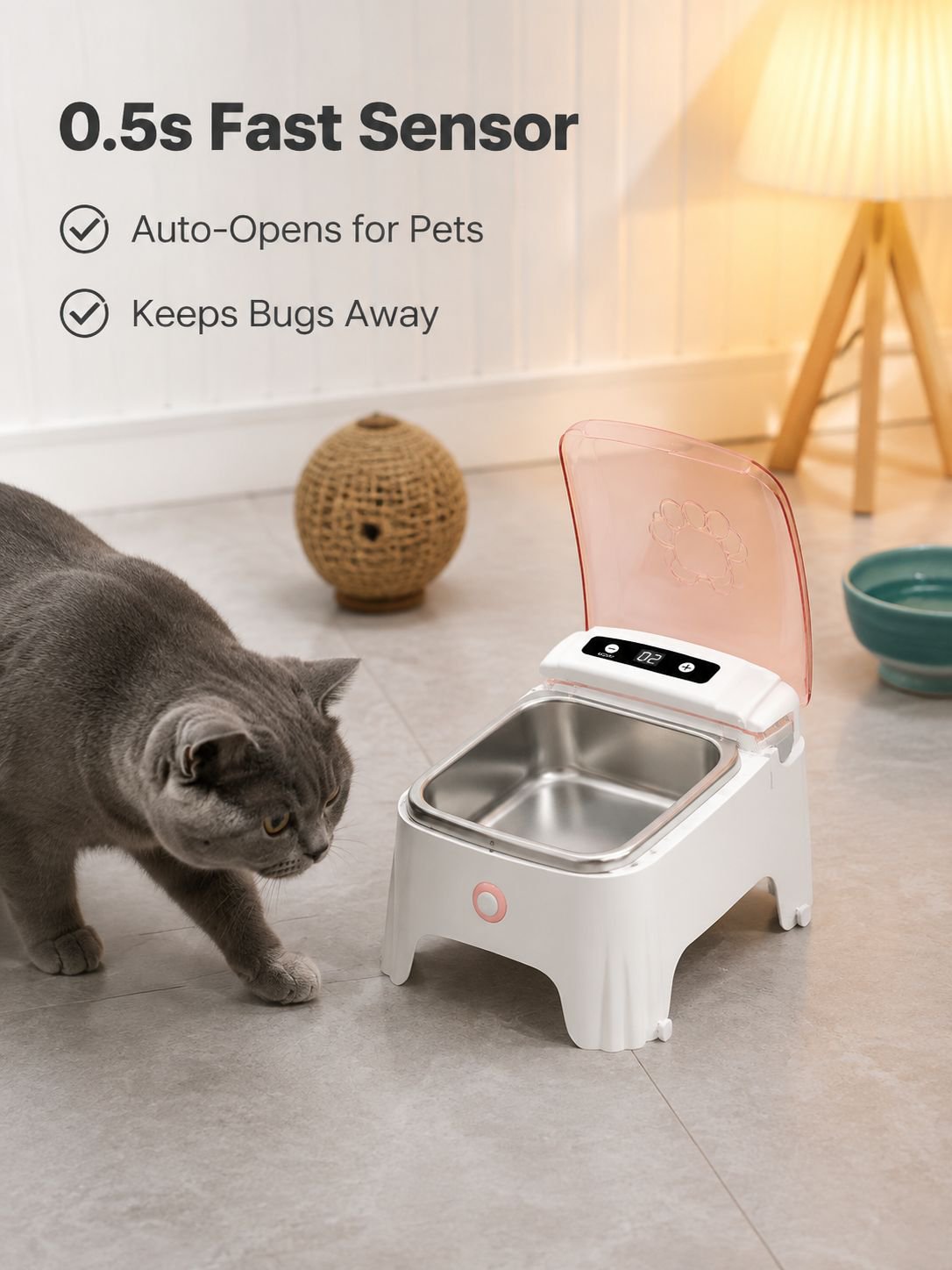 Smart pet sensor feeder