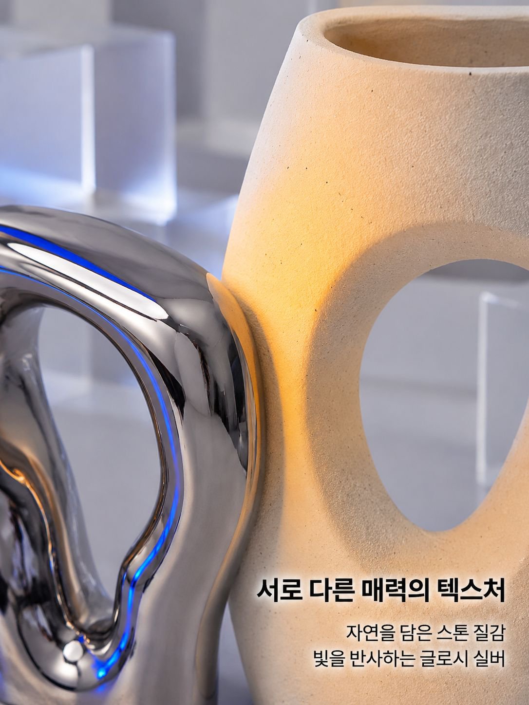 흰색 꽃병 예술 작품