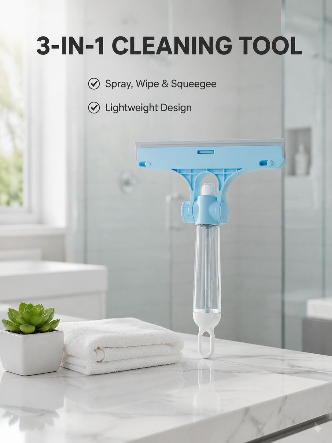 Multi-functional Spray Squeegee Mop