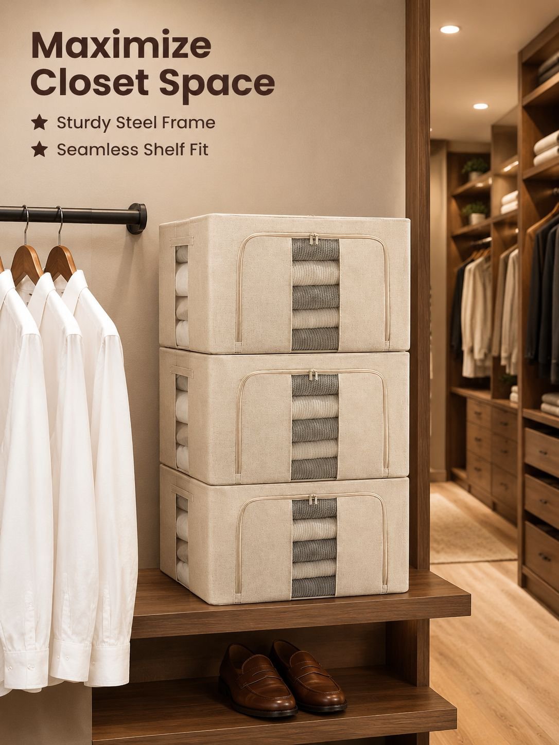 New Cotton Linen Storage Box