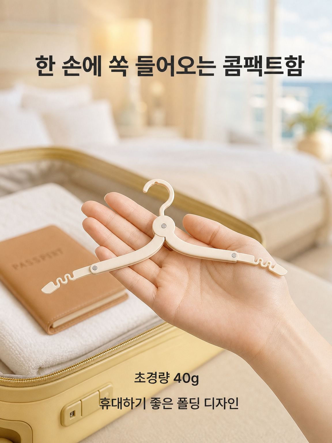 여행용 다용도 접이식 옷걸이