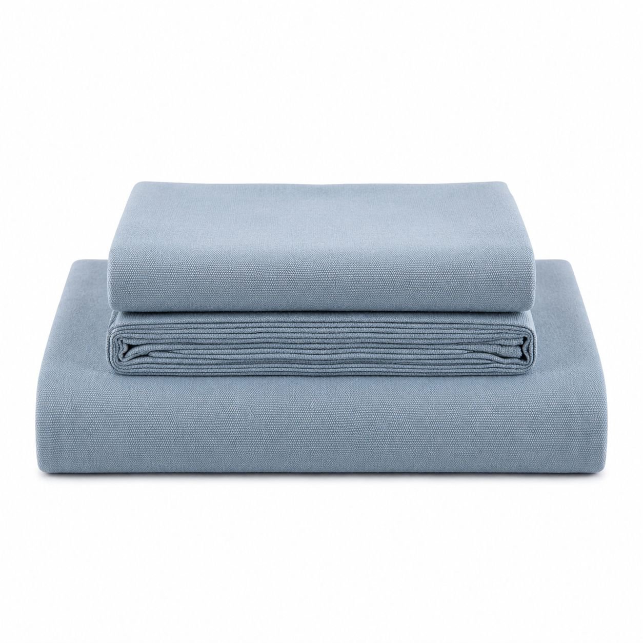 Vintage Style Rough Cloth Bedding Three-piece Set