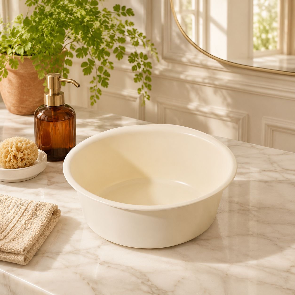 Bassin de lavage en plastique durable