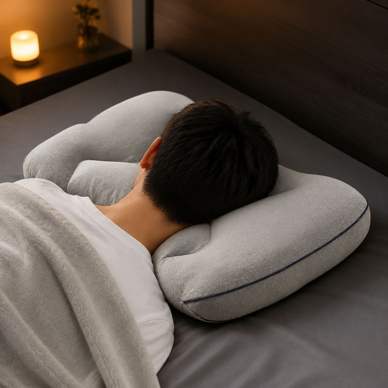 All-Season Black Gold Pillow Core, Breathable Single Pillow