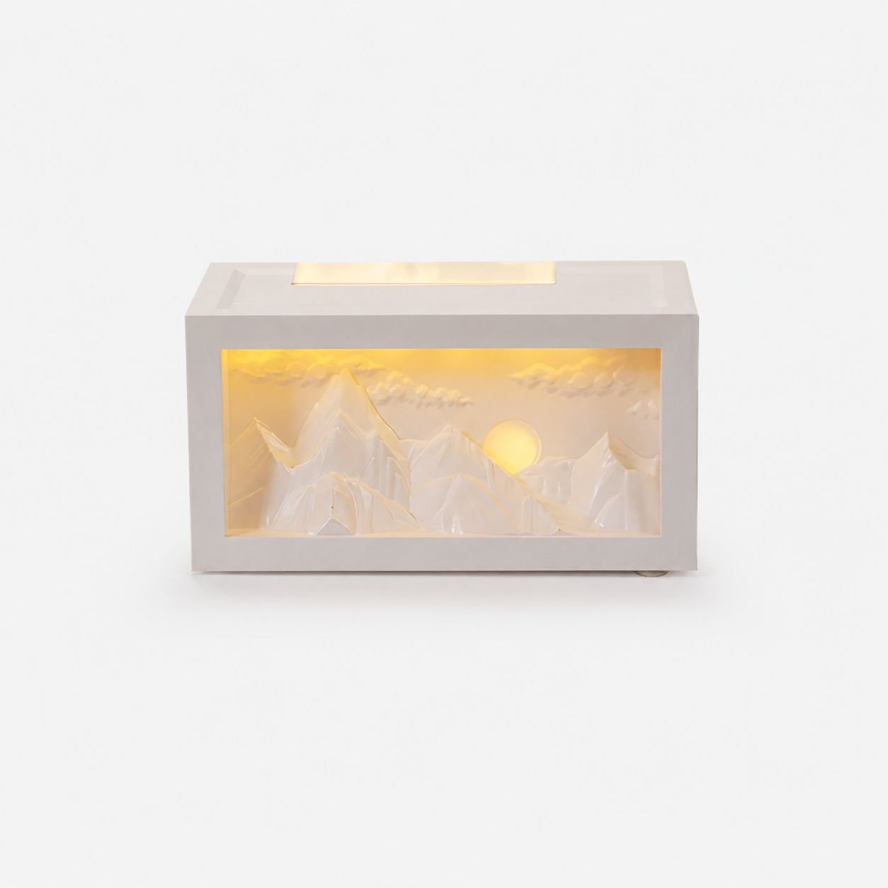 Humidificador Montaña Dorada al Amanecer