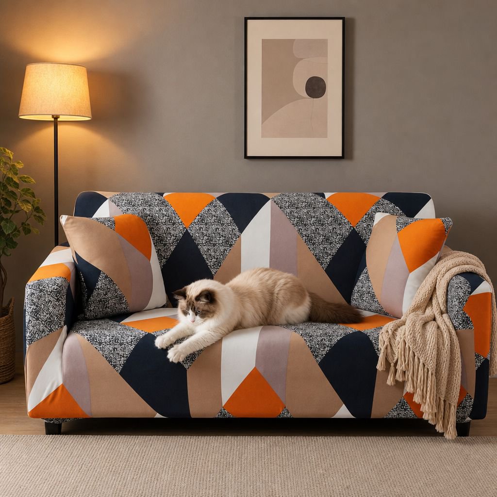Light Luxury Stretch Sofa Cover Home Fabric