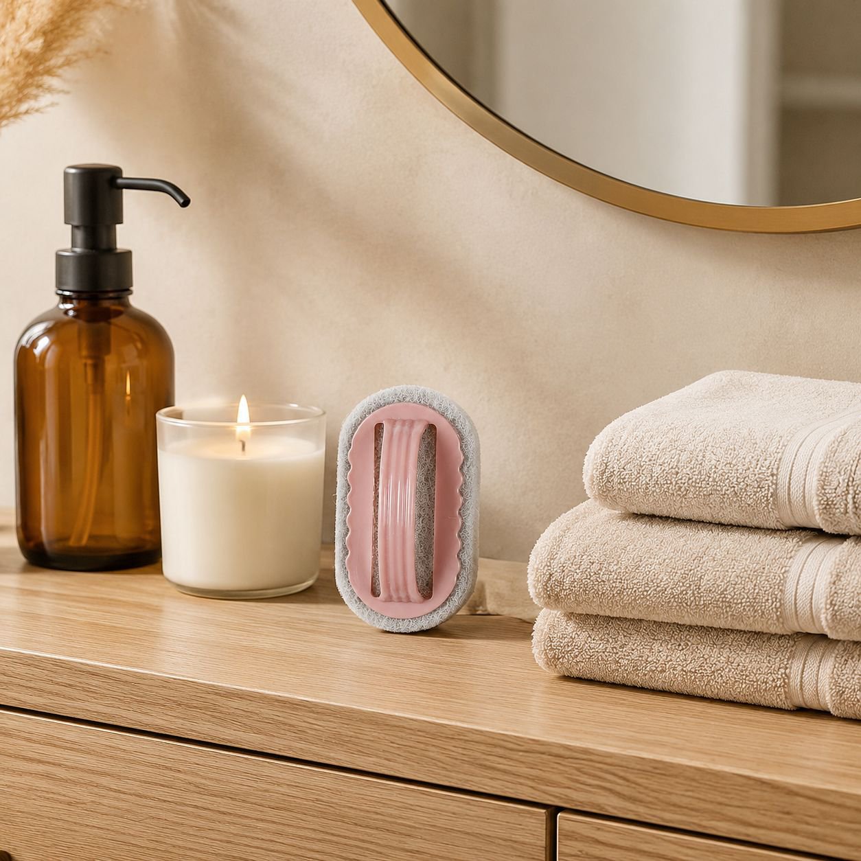 Household cleaning tool for bathtub and tiles