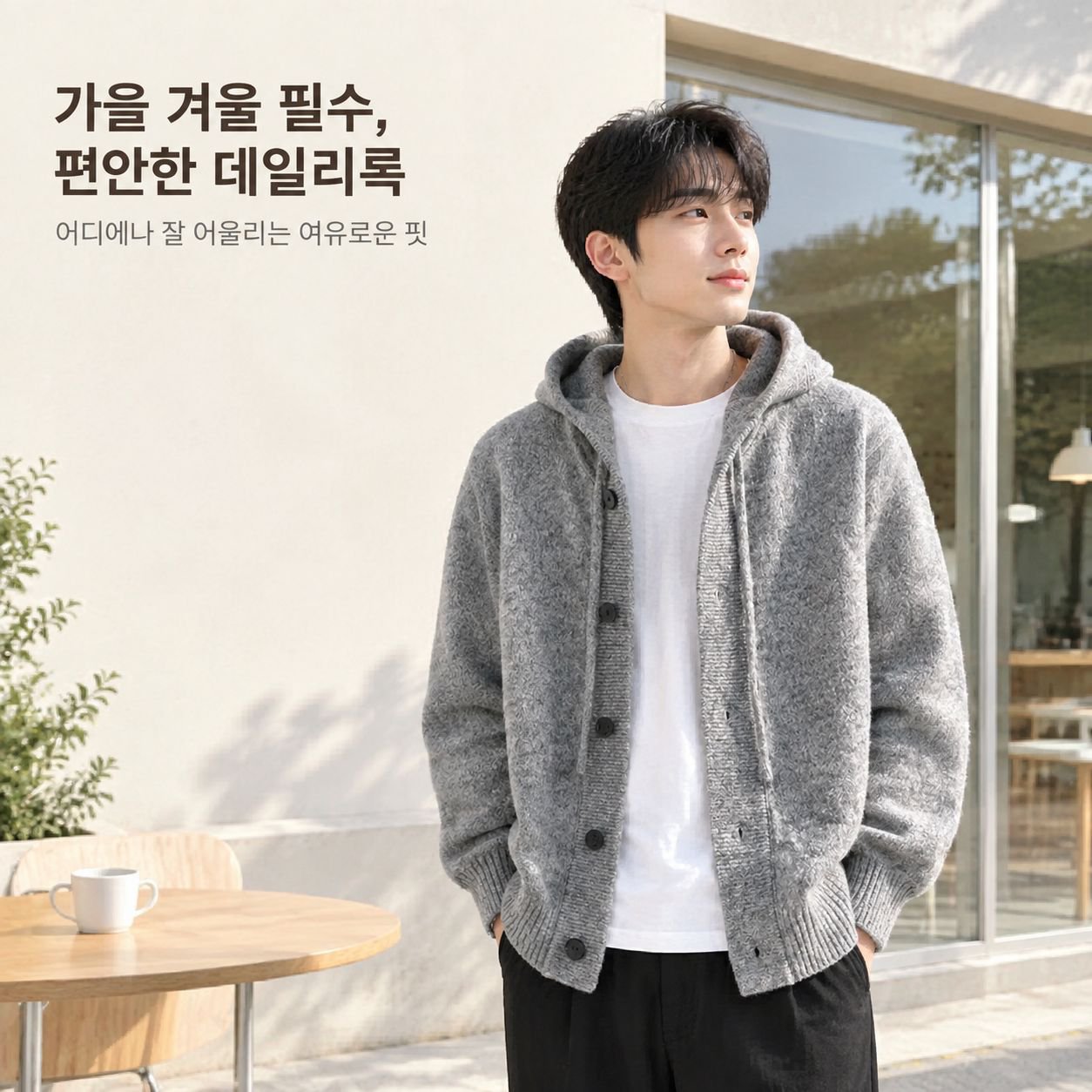 남성 루즈핏 스타일리시 캐주얼 자켓
