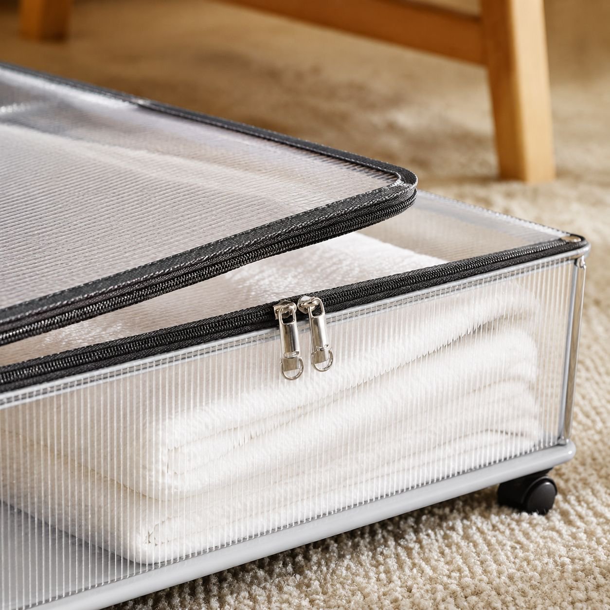 Moisture-proof under bed storage container