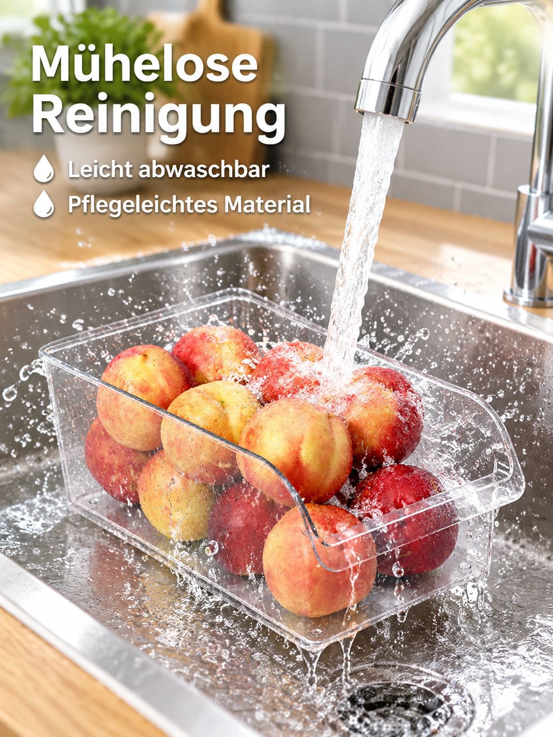 Organizer Schublade mit rutschfestem Design für sicheren Halt