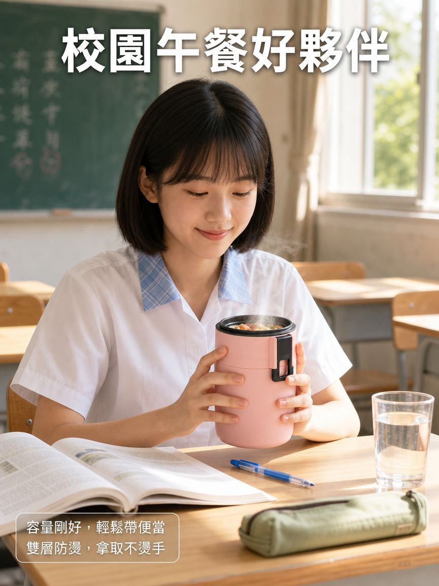 不鏽鋼學生便攜保溫杯
