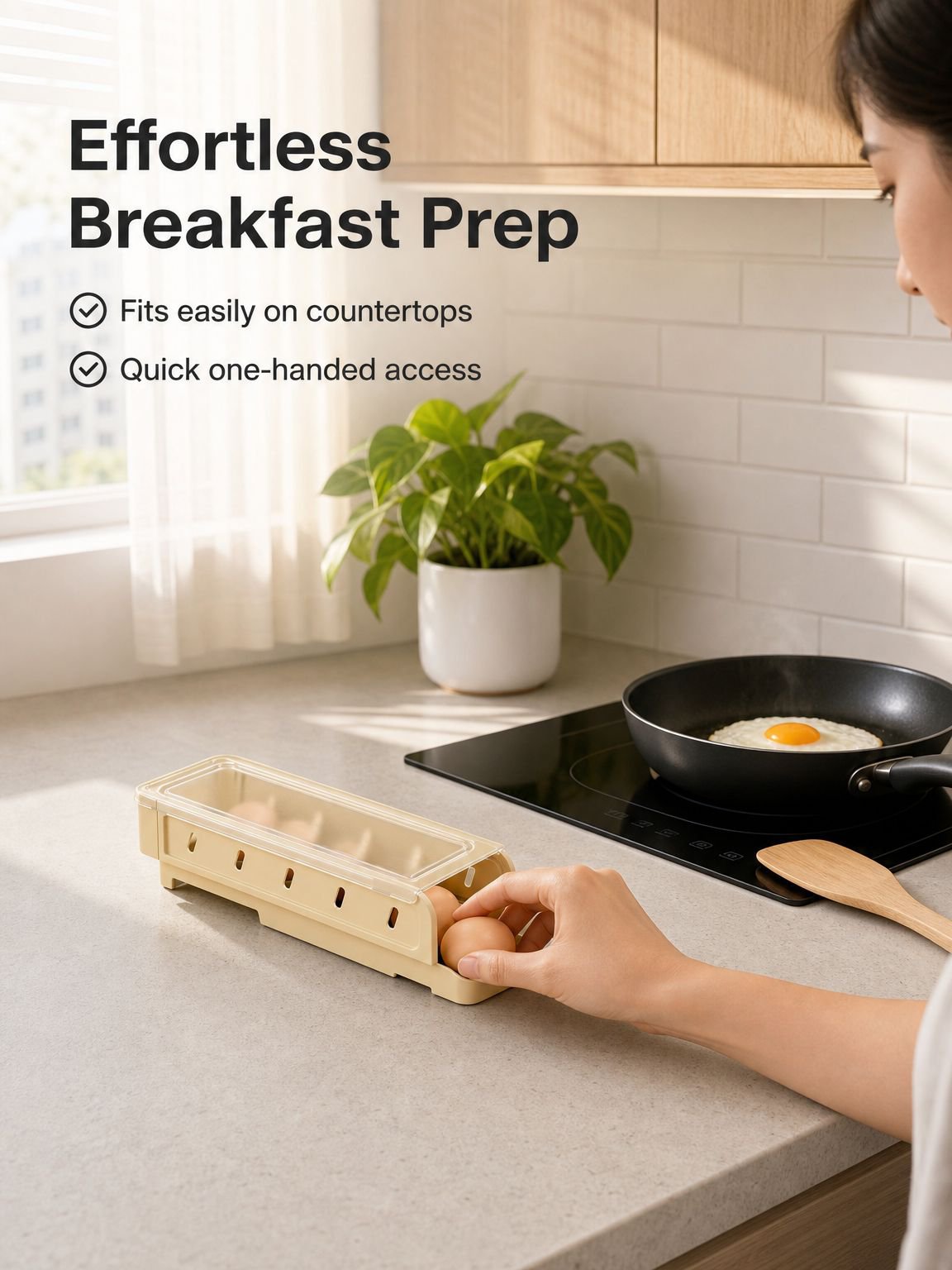 Portable Egg Holder Storage Box