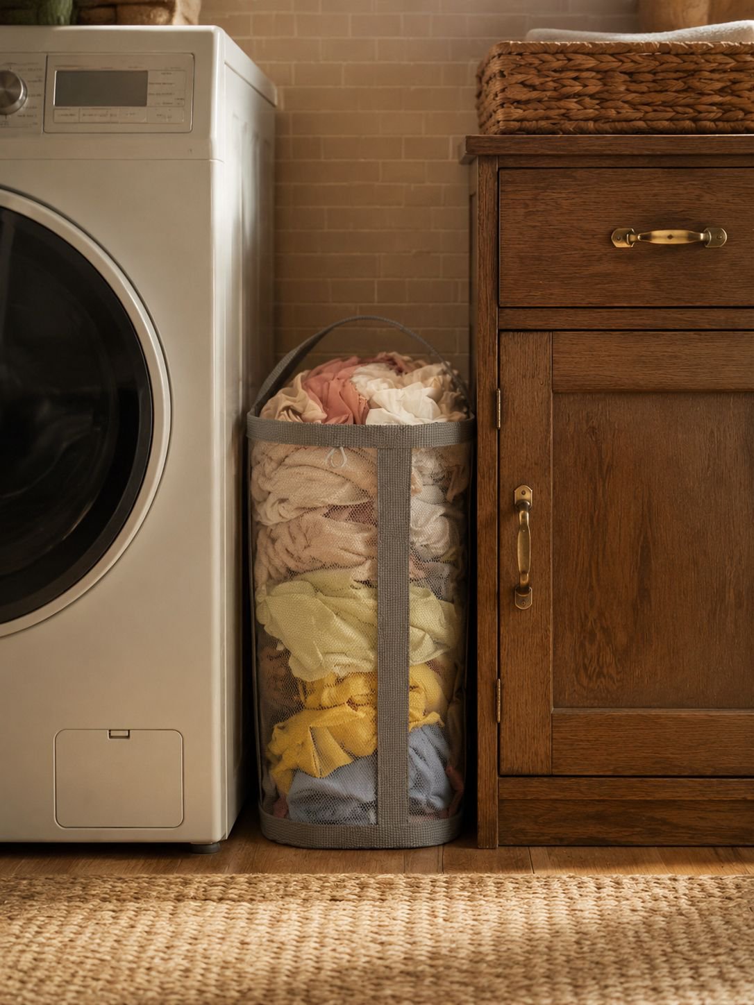 Collapsible Laundry Hamper Organizer