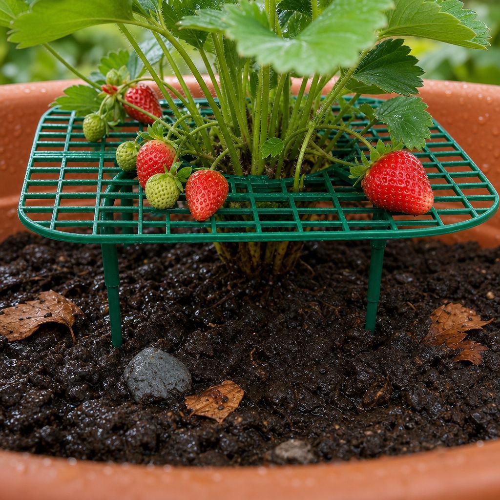 Soporte de cultivo para fresas de material PP para balcón