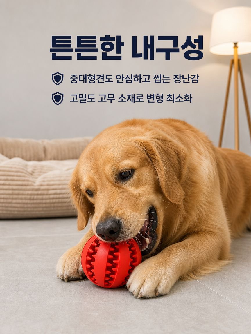 애완견 내구성 치석제거 고무 실속 공