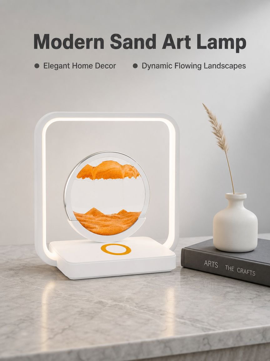 Mini Sand Painting Table Lamp