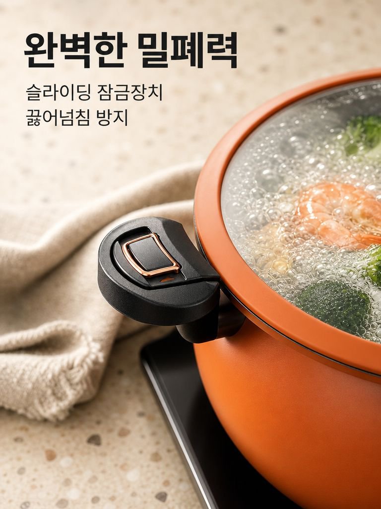 다기능 미압 논스틱 요리 냄비