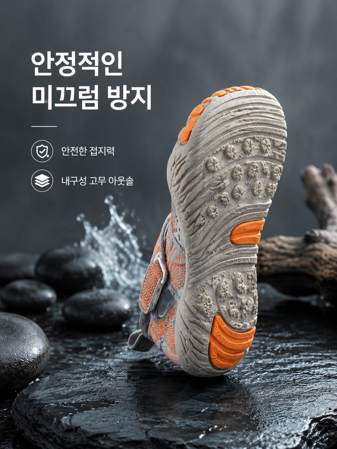 빠른 건조 미끄럼 방지 아웃도어 워터슈즈