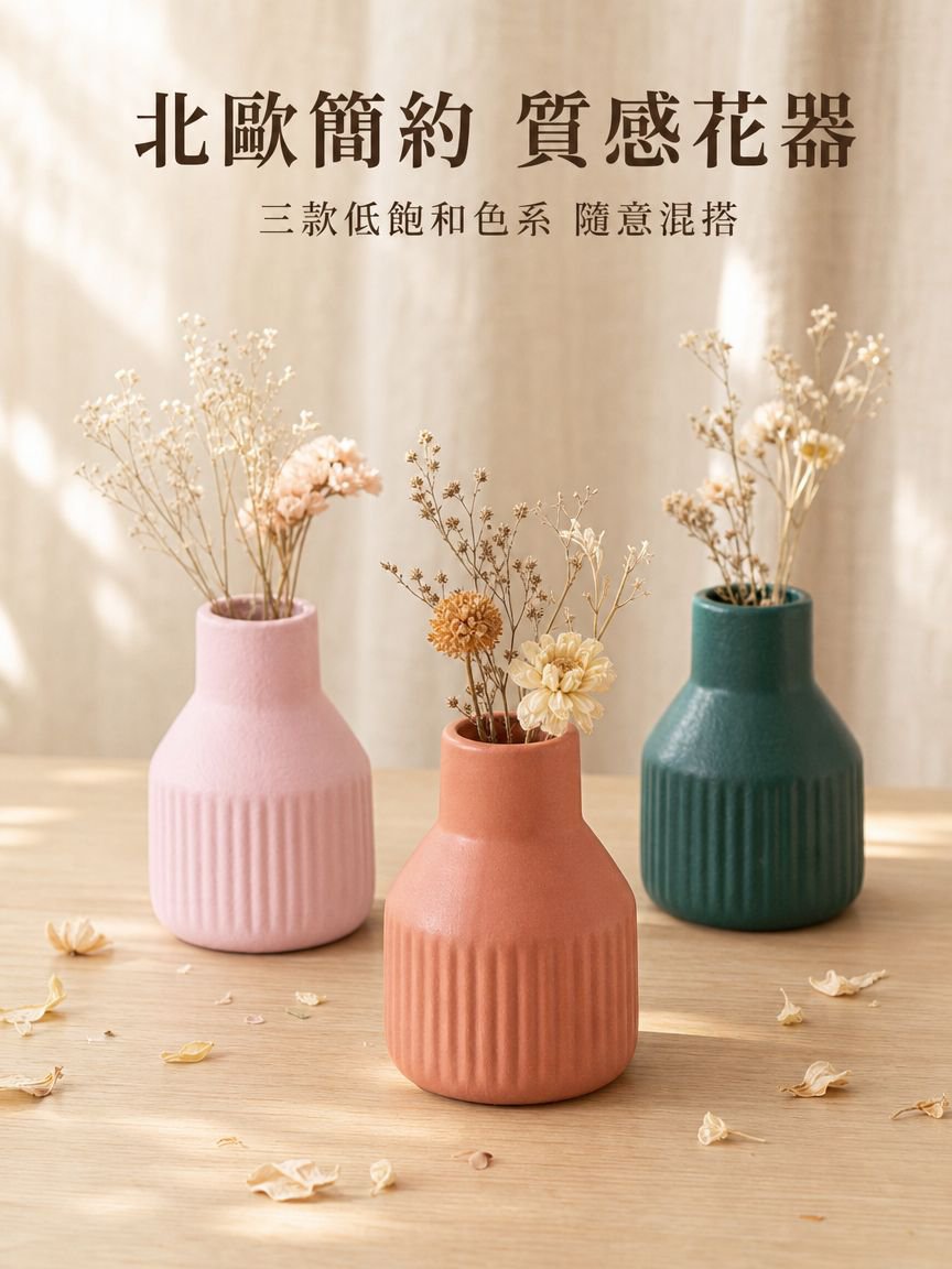 家居陶瓷花瓶擺設