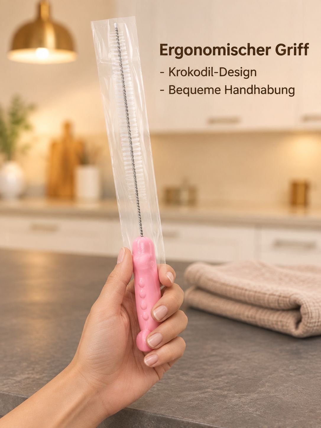 Crocodile Straw Cleaning Brush