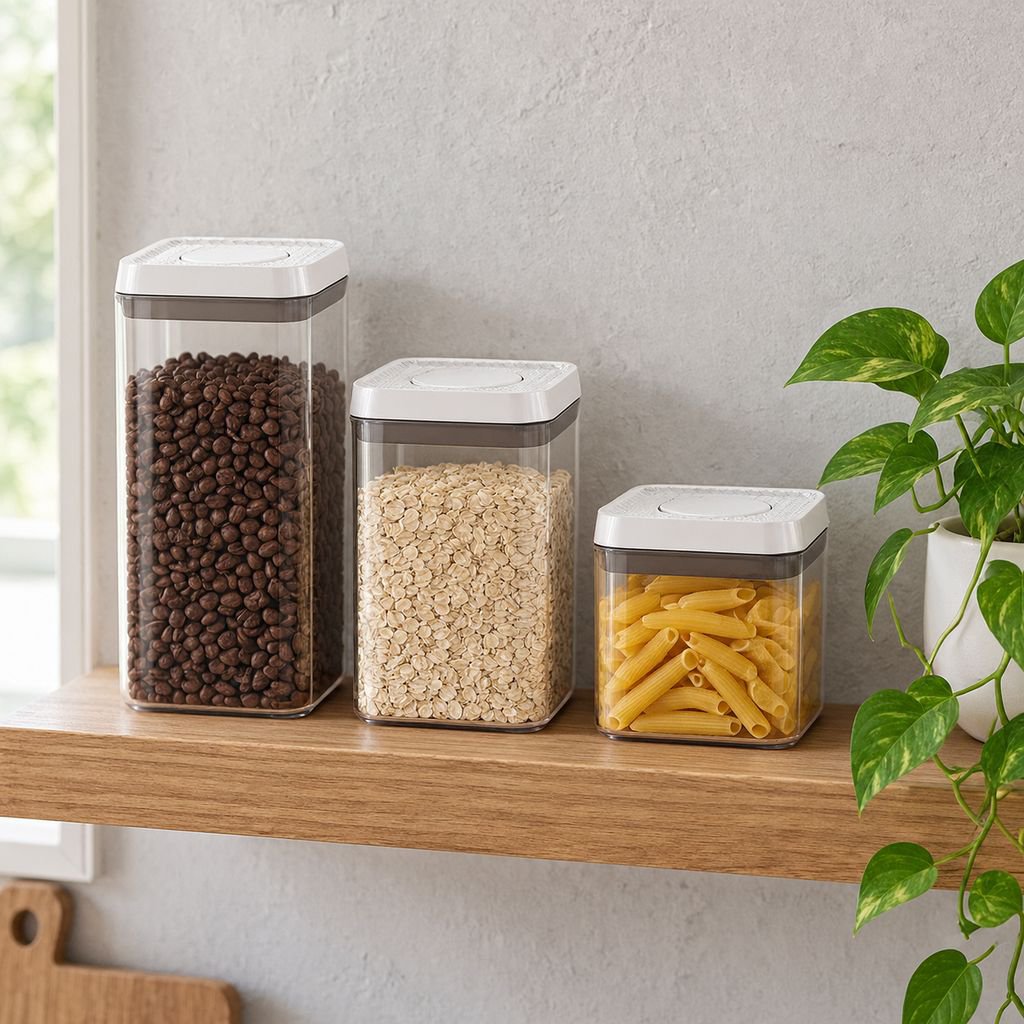 Press-type sealing storage container