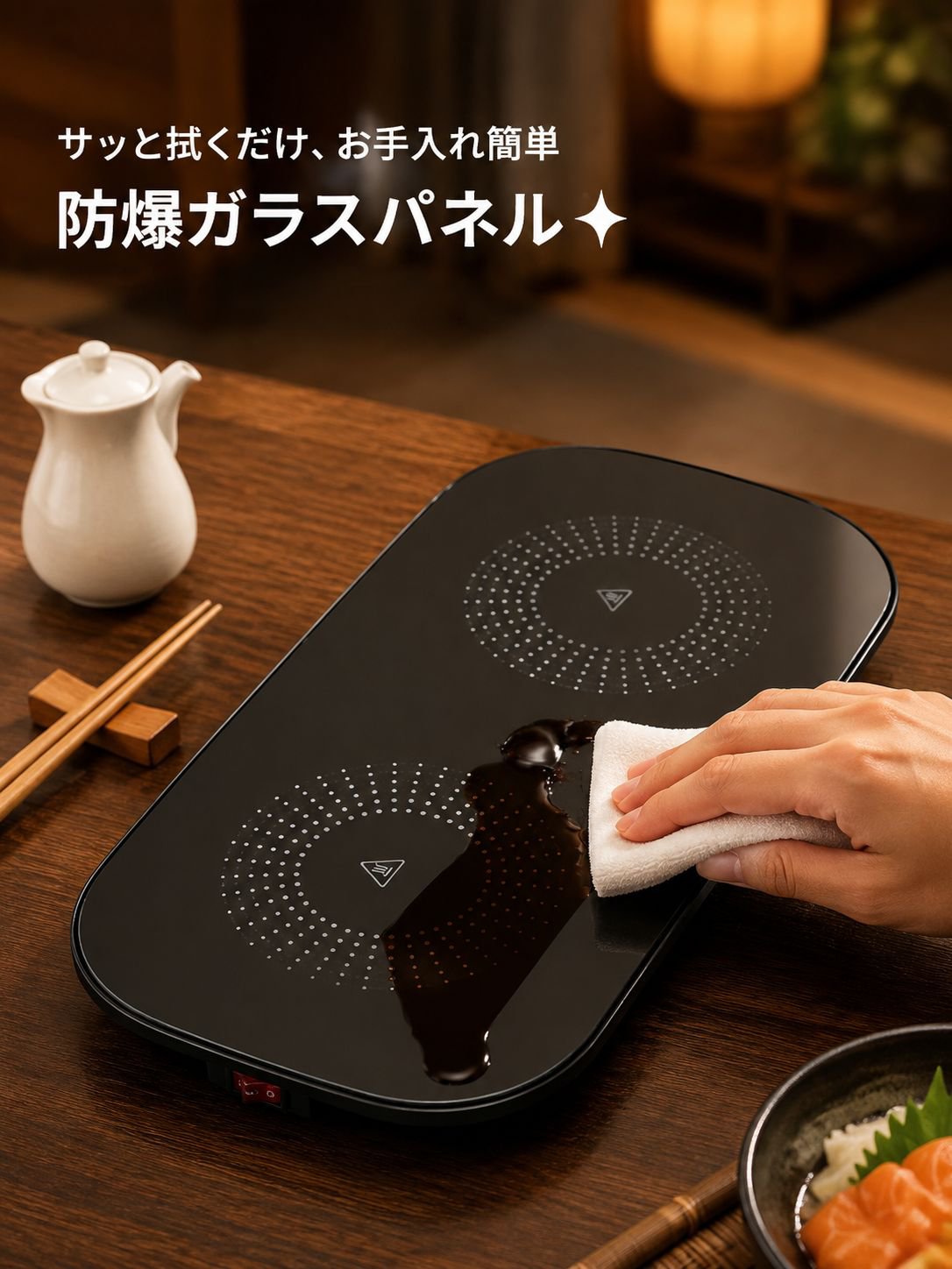 恒温加熱まな板