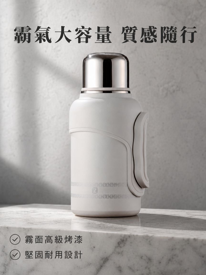 大容量不鏽鋼保溫杯