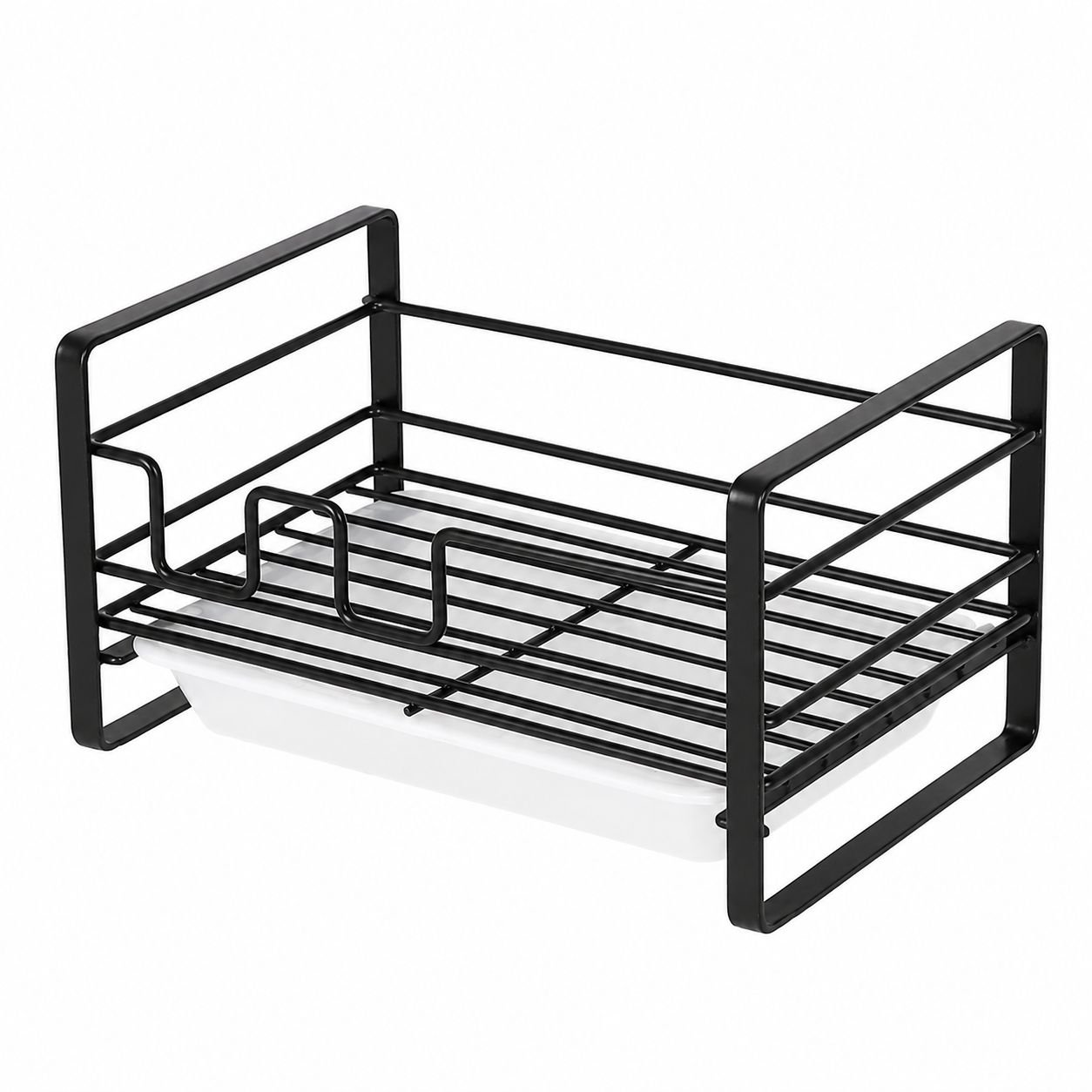 Kitchen Sink Iron Drain Storage Rack Multi-purpose Soap Steel Wool Sponge Holder