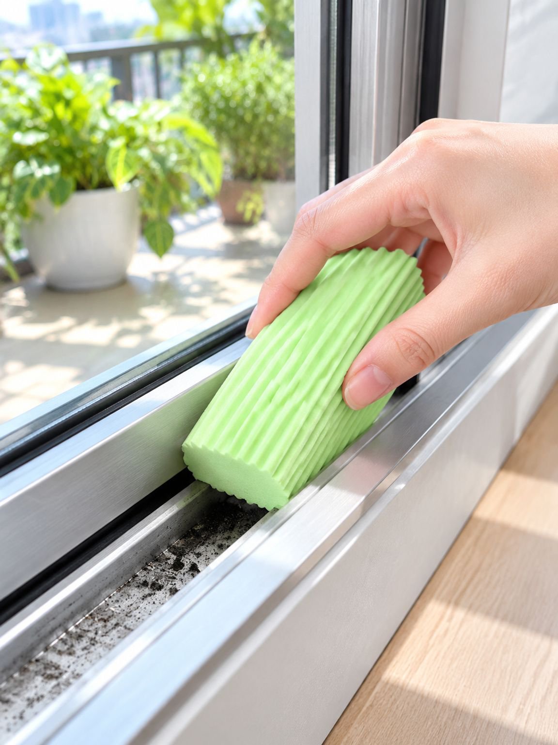換気扇の油汚れ掃除に最適なダスト除去スポンジ