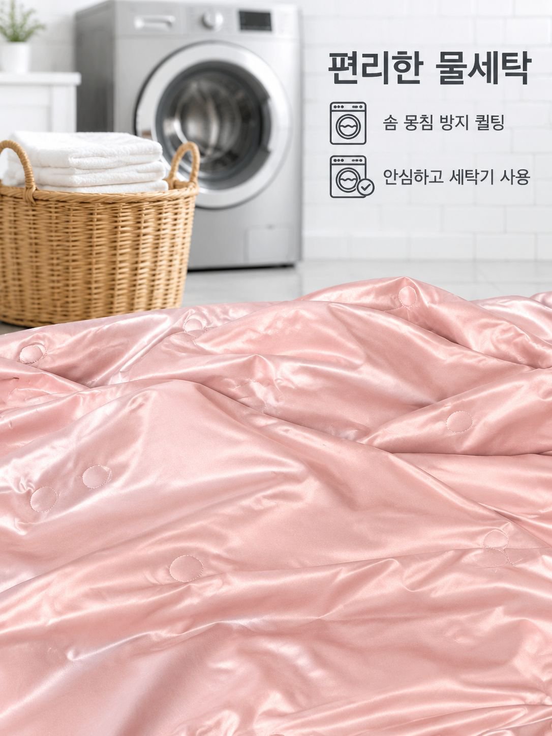 시원한 아이스 실크 여름 이불