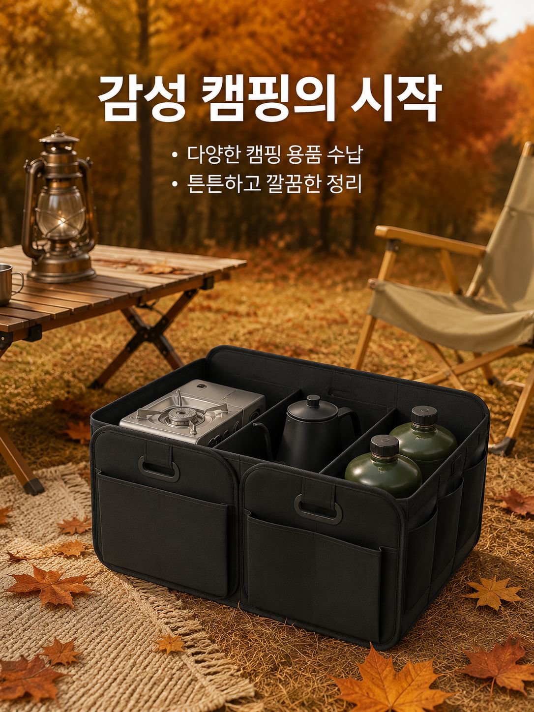 다기능 차량용 접이식 수납함