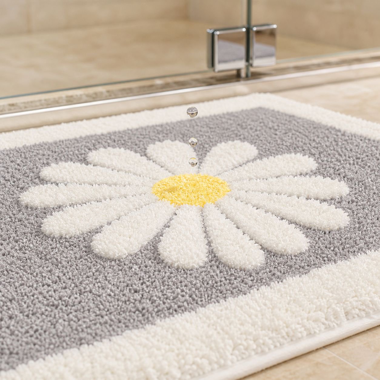 Cute Daisy Non-slip Bath Mat