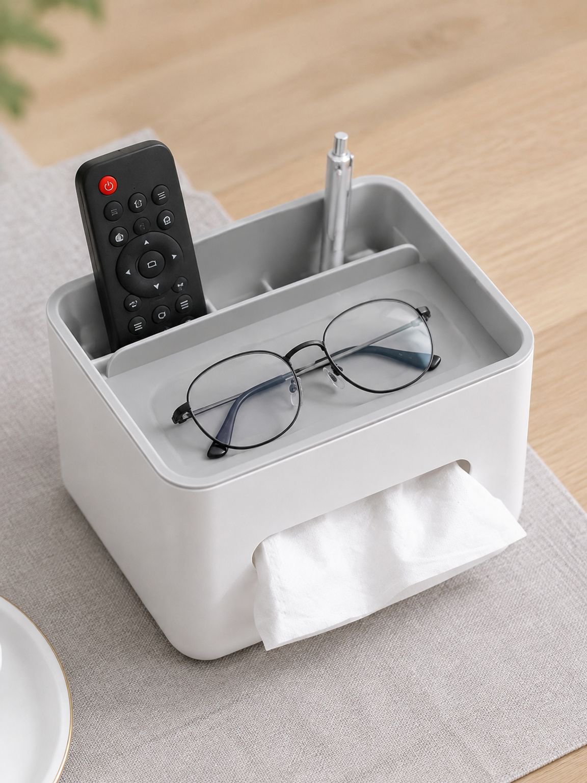 Multifunktionale Taschentuchbox, Desktop-Aufbewahrung, Couchtisch, Papierbox, Wohnzimmer, Taschentuc