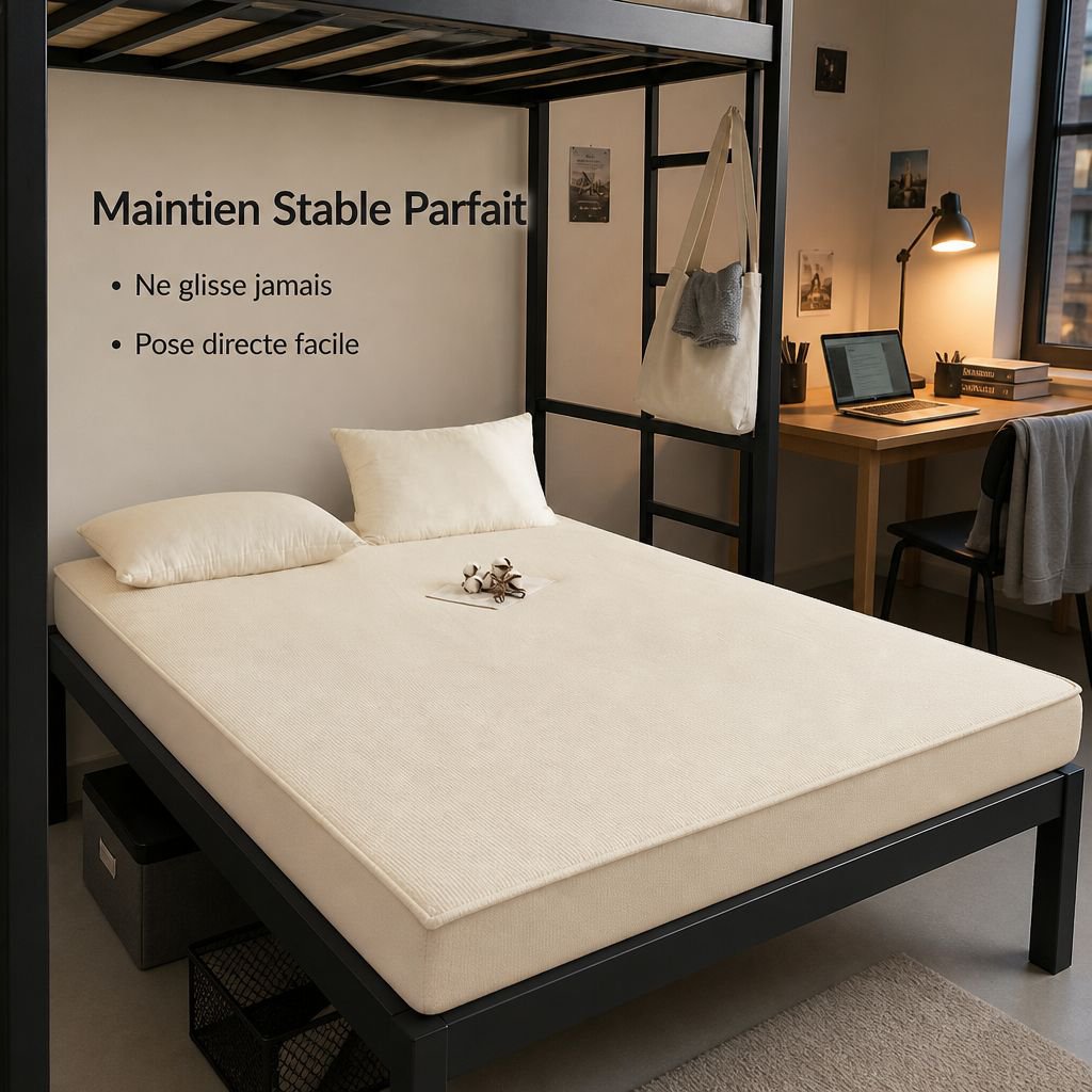 Surmatelas Futon en Coton du Xinjiang Matelassé pour Dortoir