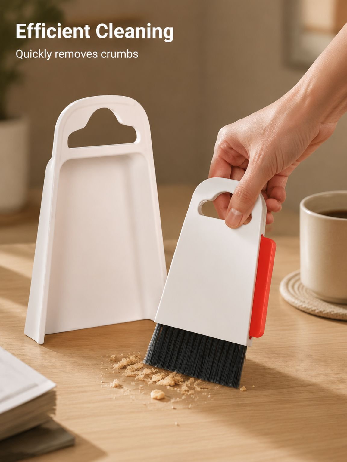 Mini Desktop Broom and Dustpan Set