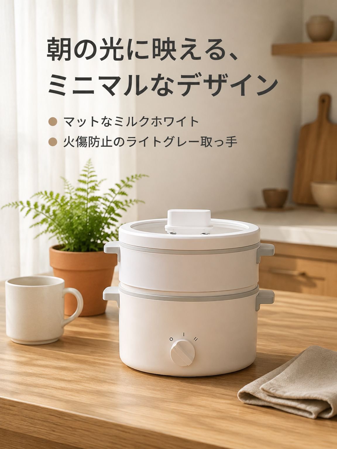 多機能電気スチーマー