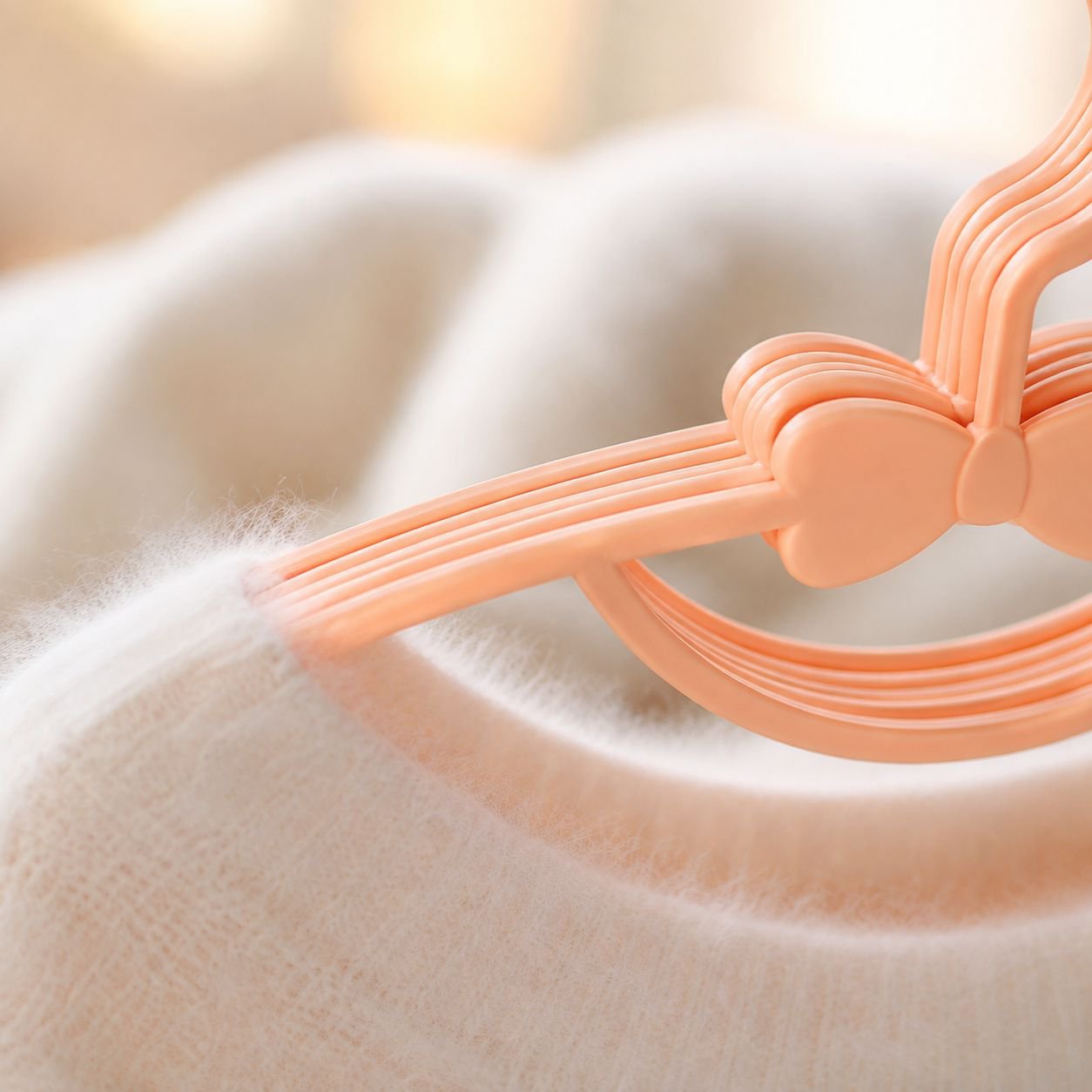 Space-saving mini hanger for toddler garments