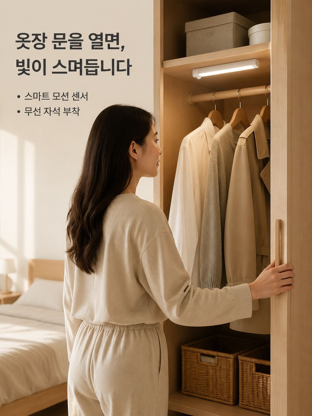자석 충전 스트립 조명