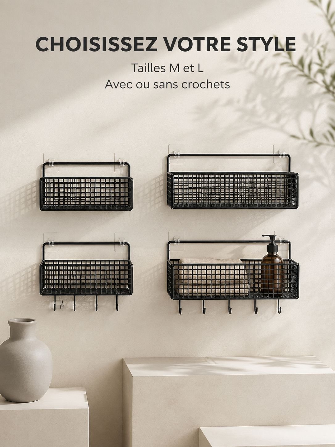 Étagère de salle de bain