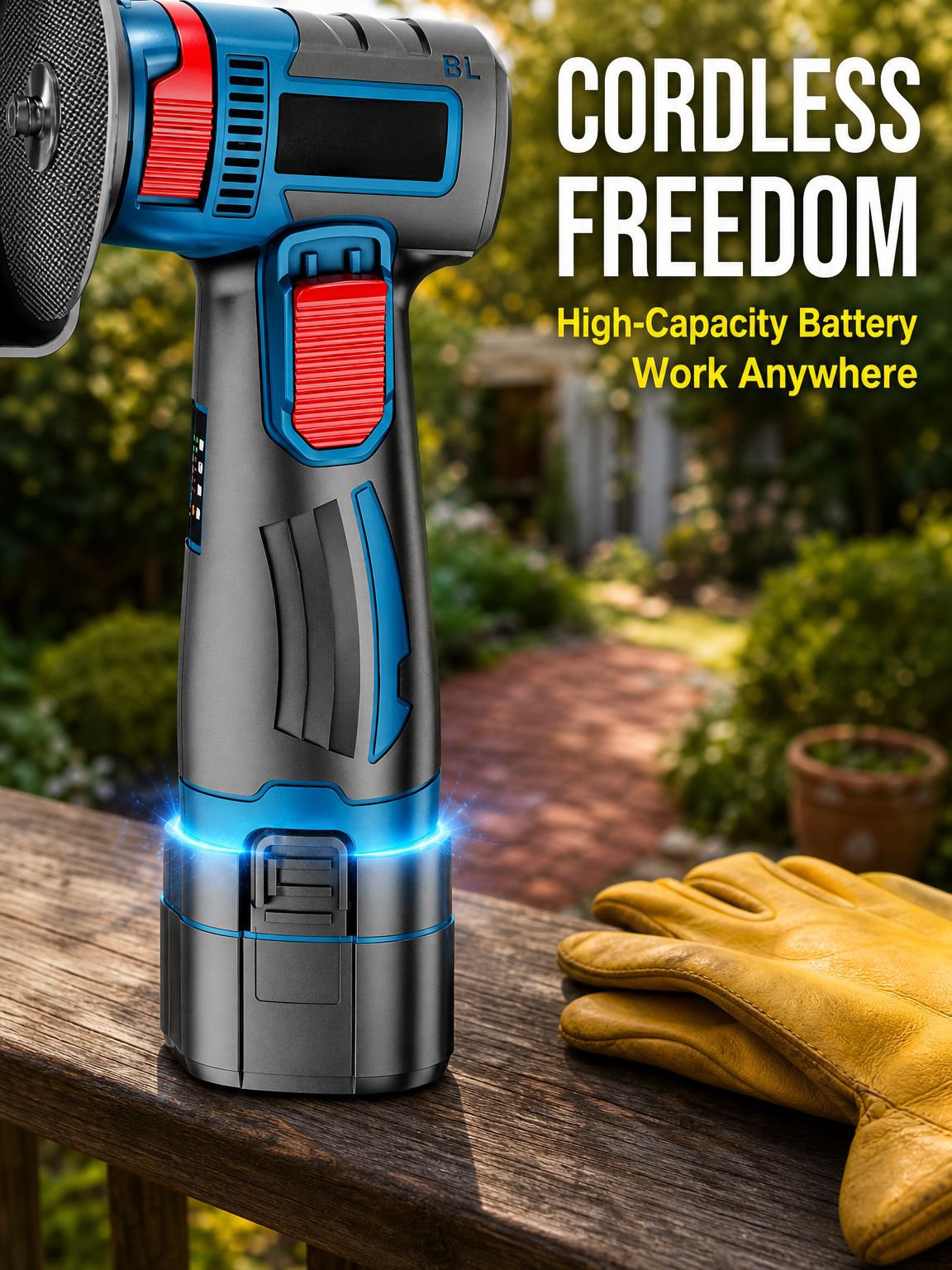 Lithium Battery Rechargeable Handheld Mini Angle Grinder